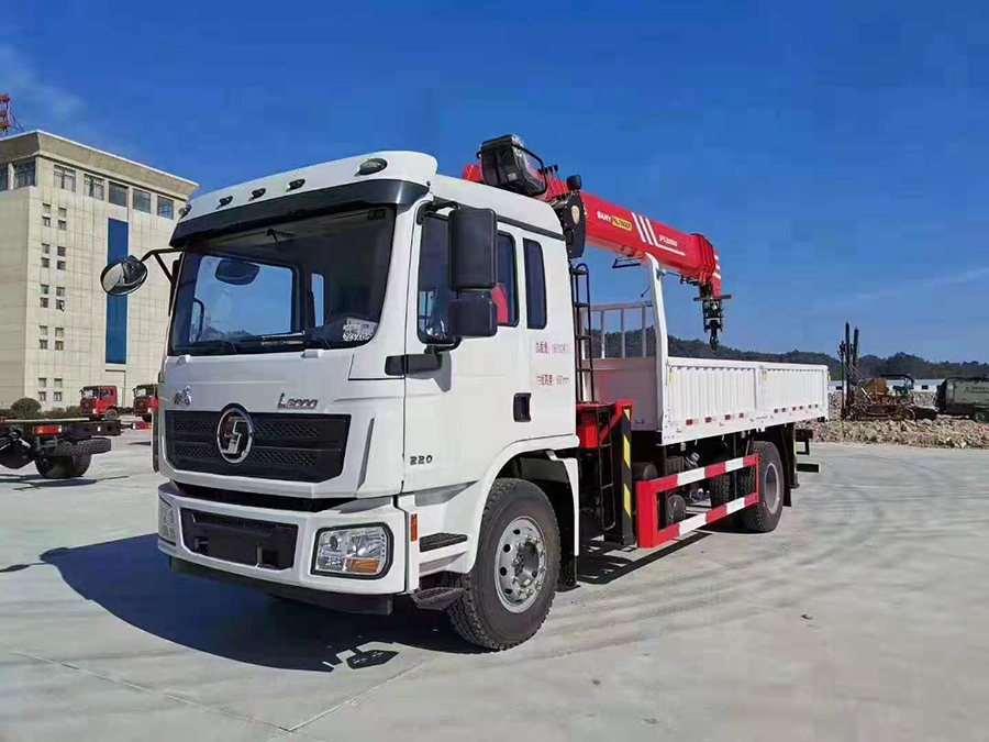 陜汽德龍L3000三一8噸隨車吊 玉柴220馬力