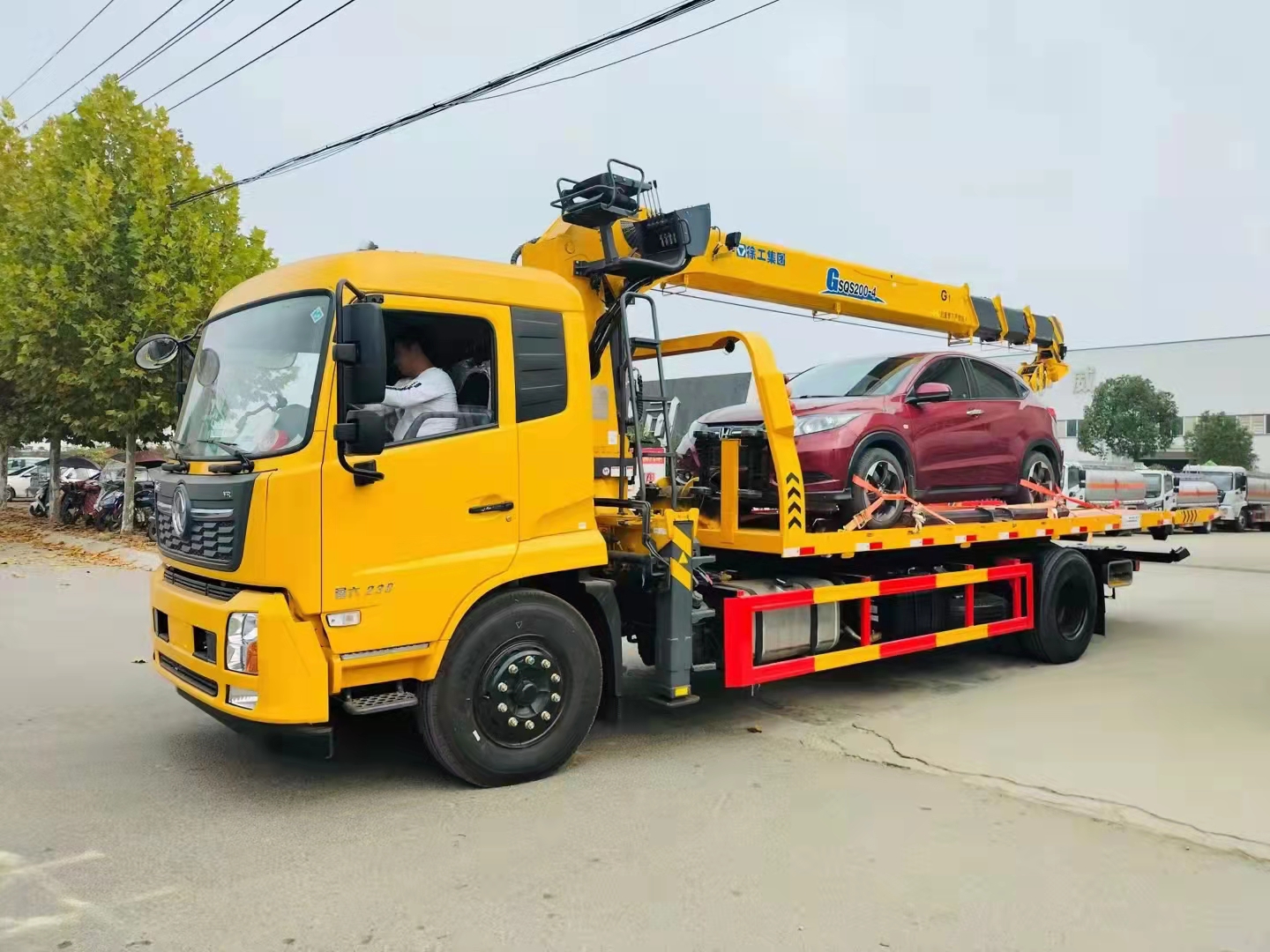 東風天錦清障隨車吊 徐工8噸吊機